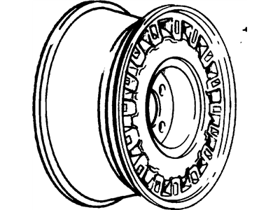 Cadillac 12365433 Wheel, Alloy