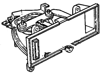 GM 14014540 Control Assembly, Heater 14014540 GM Control Assembly, Heater Illustration 1 of 1