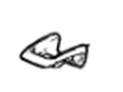 GM 23227385 Bezel, Folding Rear Seat GM 23227385 Bezel, Folding Rear Seat