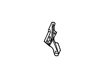 GM 14107898 Package Tray Brace, Rear Passenger Side 14107898 GM Package Tray Brace, Rear Passenger Side Illustration 1 of 1