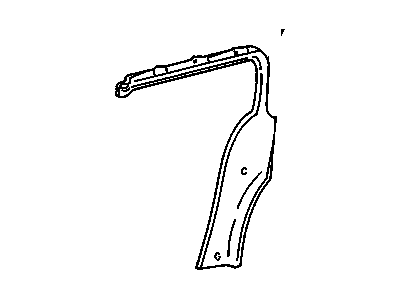 Pontiac 20701073 Lock Pillar Trim