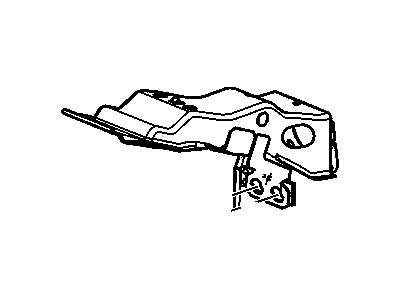 Hummer 15134585 PEDAL,BRAKE(W/BRACKET)(INCLUDES 7-12)(CONTAINS PEDAL W/BRACKET ONLY)