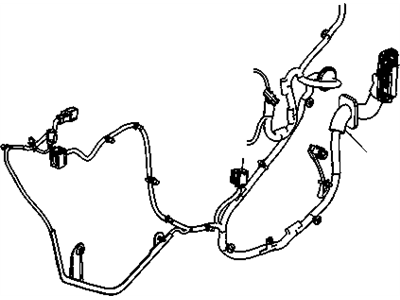 Buick 26201124 HARNESS,FRONT SIDE DOOR DOOR WIRING