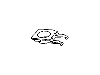 Pontiac 25639346 HOLDER,FRONT FLOOR CONSOLE CUP(PART OF 17)(SMALL SUPPORT ARMS & NOTCHED RECEPTACLE. FOR 2ND DESIGN SEE  25640468)