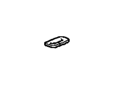 GMC 22852880 BEZEL,4TH ROW SEAT BELT(PART OF 18,24)(SHALE)(4TH ROW)