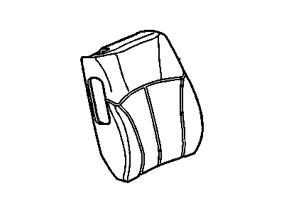 Chevy 89041445 COVER,PASSENGER SEAT BACK(PEWTER)
