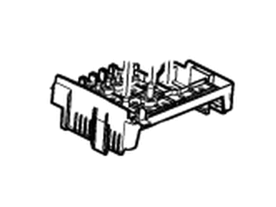 Buick 13302305 BLOCK,FUSE(INCLUDES 1,4-6,14,15)