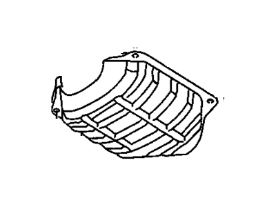 Chevy 91176150 COVER,CATALYTIC CONVERTER LOWER