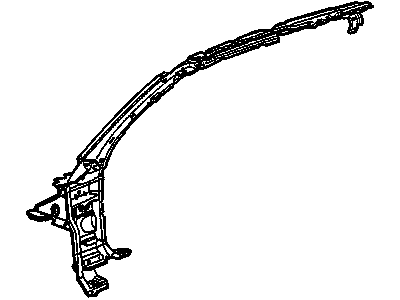 25613126 GM Hinge Pillar, Front Passenger Side Illustration 1 of 1