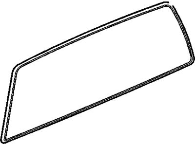 Chevy 89025342 WINDOW,REAR(FOR VEHICLES BUILT BETWEEN 01/16/06 - 01/19/06)