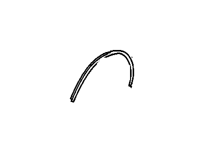 12521173 GM Side Molding, Front Driver Side Illustration 1 of 1