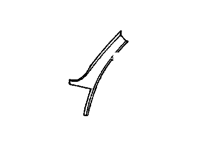 10243128 GM Upper Molding, Passenger Side Illustration 1 of 1