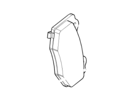 Chevy 92507422 PAD KIT,REAR DISC BRAKE(INCLUDES 4)