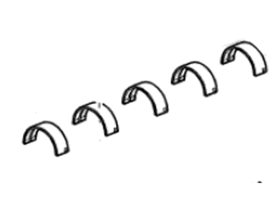 GMC Canyon Crankshaft Thrust Washer Set - 12625400