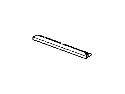 Chevy 15113152 COVER,REAR SEAT RISER FINISH(INCLUDES 44)(PEWTER)(COVER FOR THE FILLER PANEL SUPPORT BRACKET)