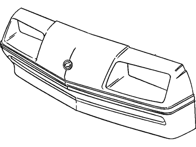 Buick 12334965 Bumper Cover