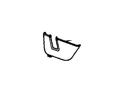 Oldsmobile 10237008 Retractor Cover