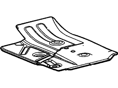 GM 92255037 Deadener, Floor Pan 92255037 GM Deadener, Floor Pan Illustration 1 of 1