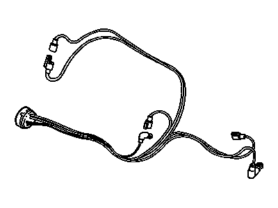 Chevy 52482272 HARNESS,HEATER & A/C CONTROL VACUUM
