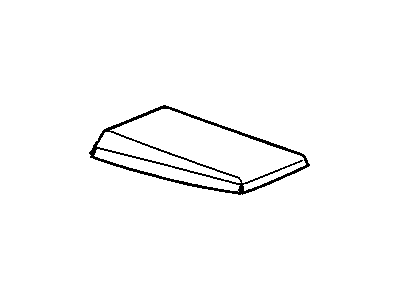 Buick 89039915 COVER,REAR SEAT ARMREST UPPER(PART OF 1)(GRAY)