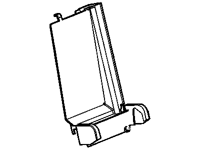 Buick 89039966 PANEL,REAR SEAT ARMREST CLOSEOUT(GRAY)