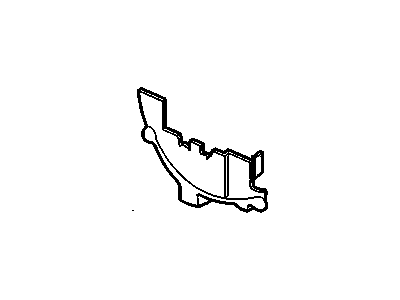 Pontiac 24233038 Converter Shield