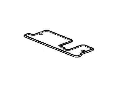 GMC 20908554 MAT PKG,REAR #2 CARPET(INCLUDES 2)(TITANIUM)(INSTALL 0.10)(1.004 KGS)(16.800)(RETAINER HOLE IS LOCATED ON FRONT EDGE)(FOR 1ST DESIGN SEE 19181693)