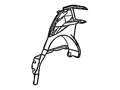 Cadillac 12539200 Inner Panel