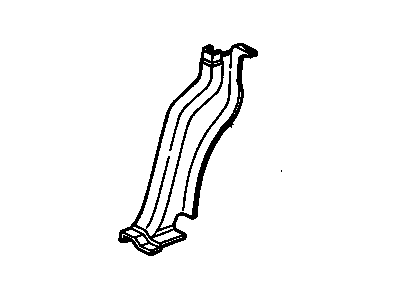 20656038 GM Lock Pillar Trim, Passenger Side Illustration 1 of 1