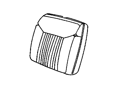 Buick 12524029 Seat Back Cover