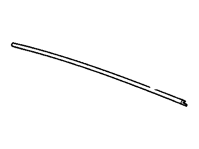 GM 20642844 Drip Molding, Passenger Side 20642844 GM Drip Molding, Passenger Side Illustration 1 of 1