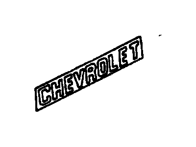 Chevy 15631474 Decal