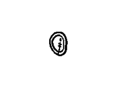 GM 22626048 Barrier, Rear Quarter Inner, Upper 22626048 GM Barrier, Rear Quarter Inner, Upper Illustration 1 of 1