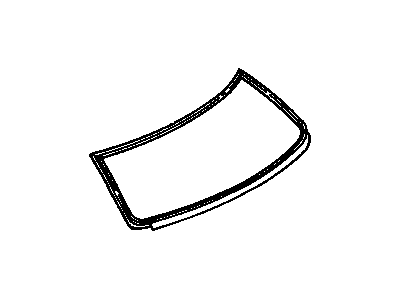 25634369 GM Back Glass, Rear Illustration 1 of 1