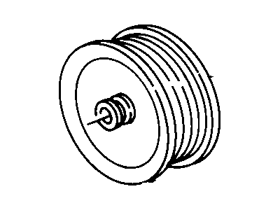 GMC 12605677 PULLEY,P/S PUMP(PHYSICAL IDENTIFICATION CODE 4004 & 5677)