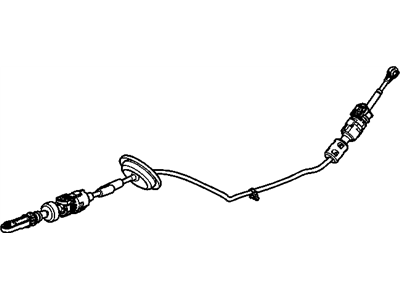 Chevy 23238000 CABLE,AUTOMATIC TRANSMISSION RANGE SELECTOR LEVER(INCLUDES 15)(WHEN REPLACE PUSH IN TYPE W/SLIDE IN TYPE MUST USE NEW BRACKET 25907374)