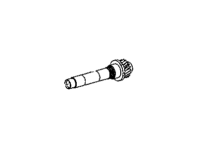 88893946 GM Shaft, Transmission Main Shaft, Rear Illustration 1 of 1