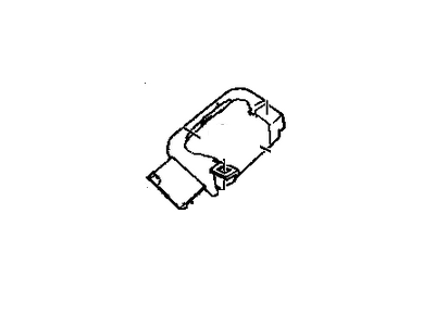 12373997 GM Sunshade, Blue, Driver Side Illustration 1 of 1