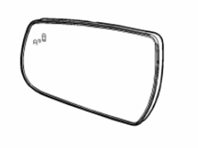 Cadillac 23177348 MIRROR,OUTSIDE REAR VIEW (REFLECTOR GLASS & BACKING PLATE)(*KIT1)