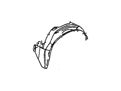 Pontiac 25657845 Fender Liner