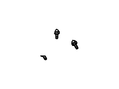 94010418 GM Bolt, Rear Compartment Lid Or Tail Gate Counter Balance Illustration 1 of 1