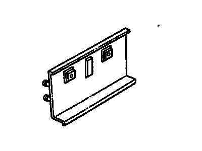 Chevy 16509103 License Pocket