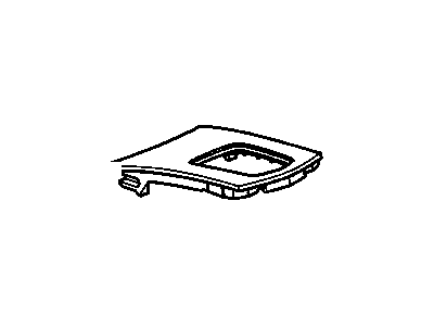 GM 15883328 Plate, Floor Console, Front 15883328 GM Plate, Floor Console, Front Illustration 1 of 1