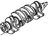 Chevrolet Aveo Crankshaft - 55569767 Crankshaft