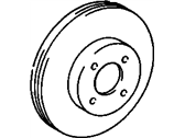 Chevrolet Prizm Brake Disc - 94854148 Rotor