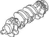 Chevrolet Tracker Crankshaft - 91177626 Crankshaft