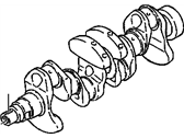 Chevrolet Metro Crankshaft - 91175755 Crankshaft