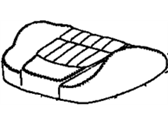 Chevrolet Lumina Seat Cushion Pad - 12454013 Seat Cushion, Driver Side