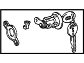 Chevrolet Prizm Trunk Lock Cylinder - 94858793 Lock Cylinder