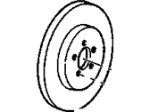 Chevrolet Metro Brake Disc - 91175503 Brake Rotor